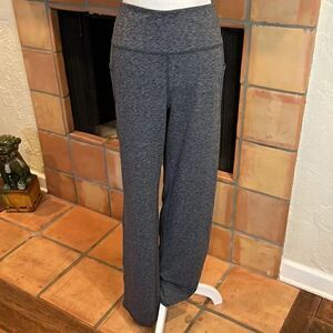 J. Jill Performance Fit Heather Charcoal Gray Bootcut Pants, M!